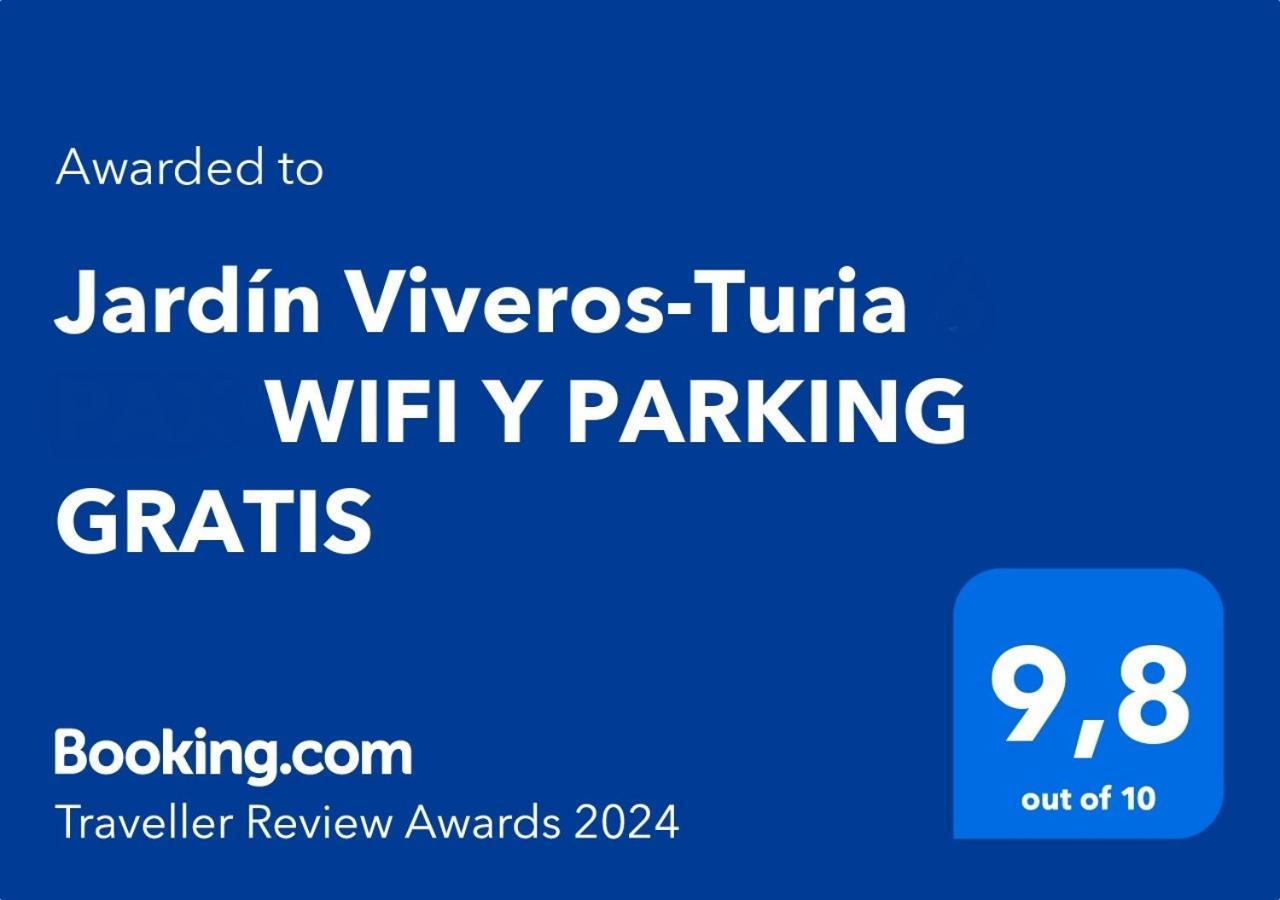 Ferienwohnung Jardin Viveros-Turia Valencia Exterior foto